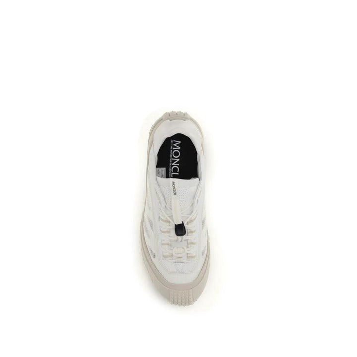 Moncler White Polyester Athletic Sneakers
