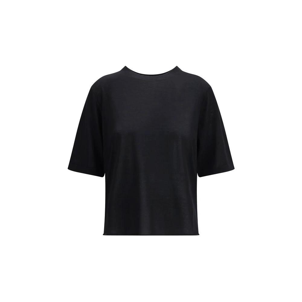 Loulou De Saison Black Cashmere T-Shirt