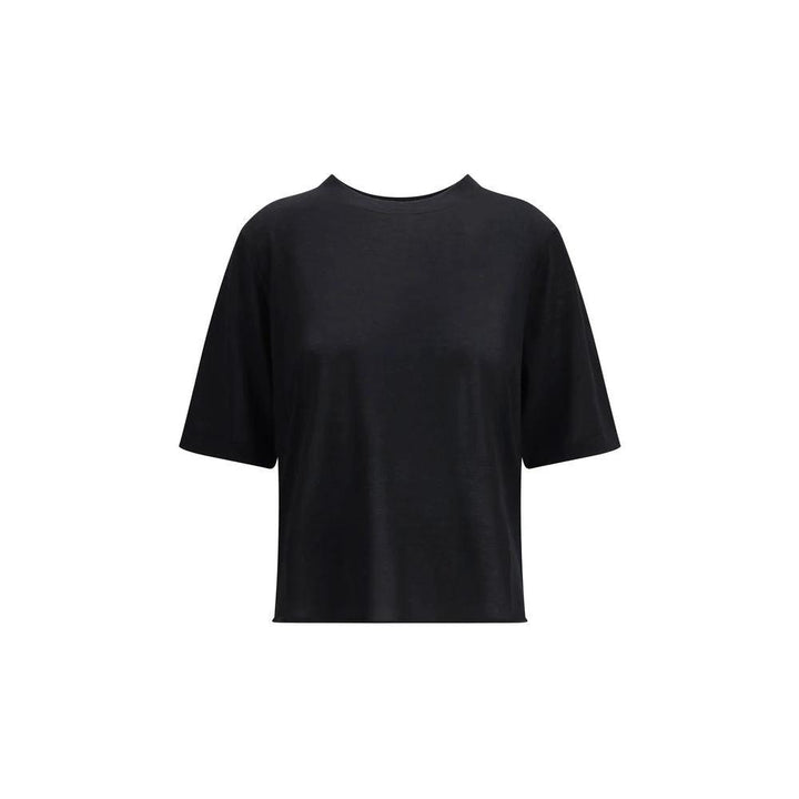 Loulou De Saison Black Cashmere T-Shirt