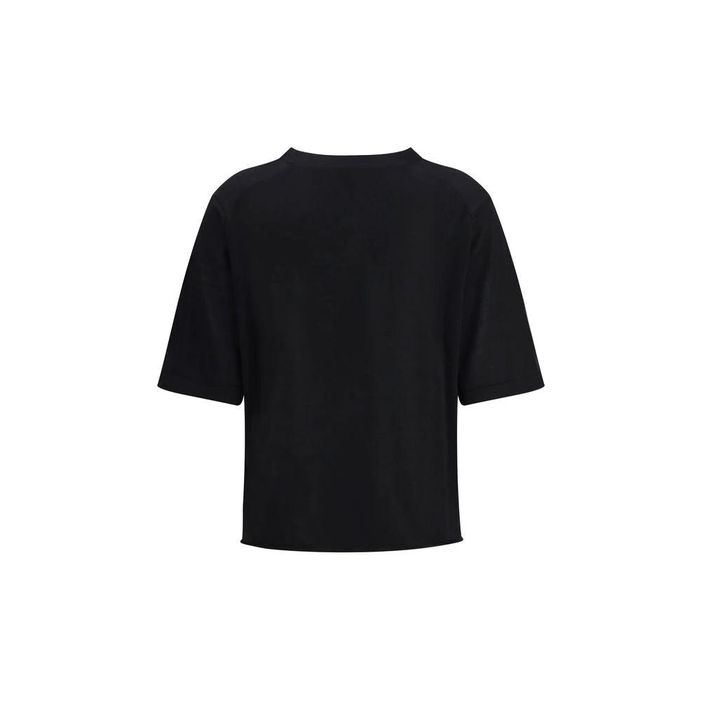 Loulou De Saison Black Cashmere T-Shirt