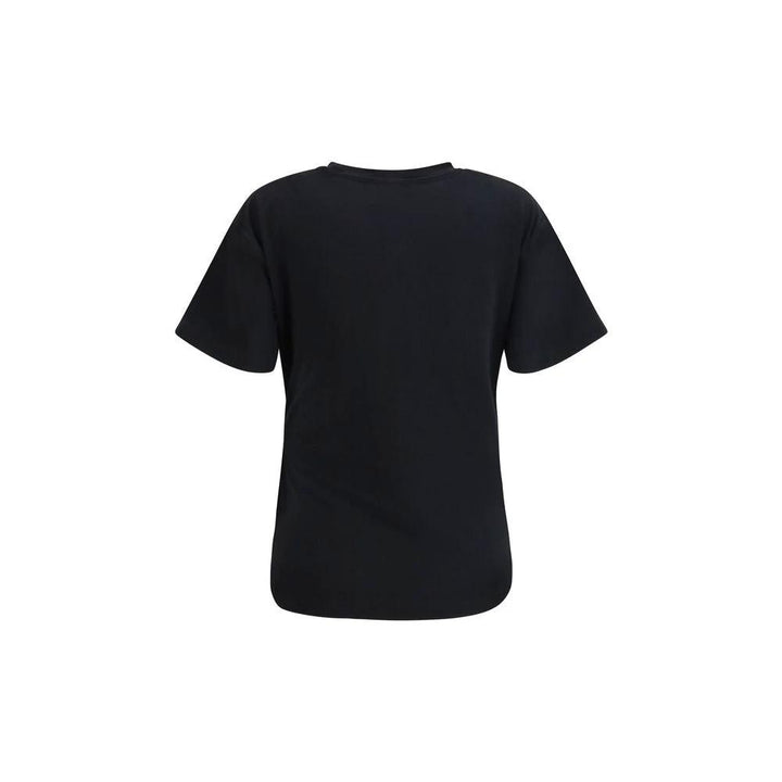 PINKO Black Cotton T-Shirt
