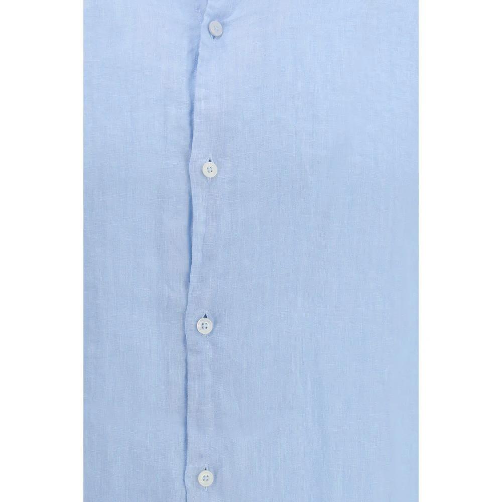 Brooksfield Blue Linen Shirt