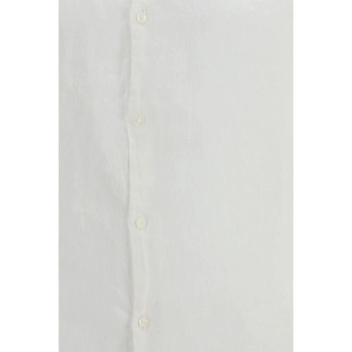 Brooksfield White Linen Dress Shirt