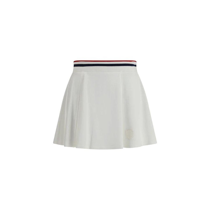 Brunello Cucinelli White Cotton Mini Skirt