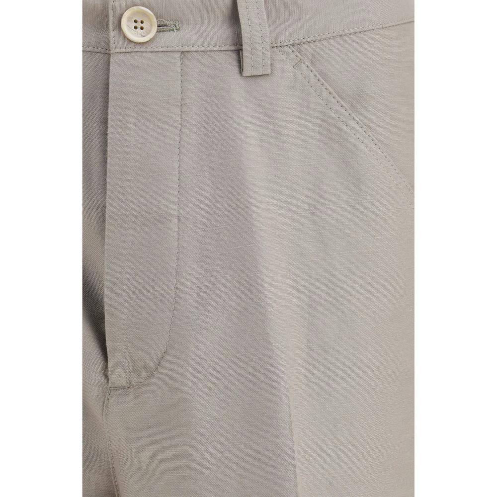 Brunello Cucinelli Beige Cotton Casual Pants