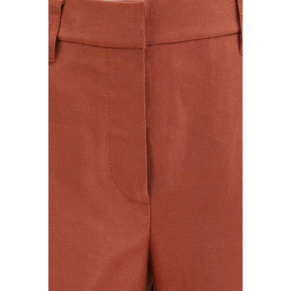 Brunello Cucinelli Multicolor Linen Casual Pants