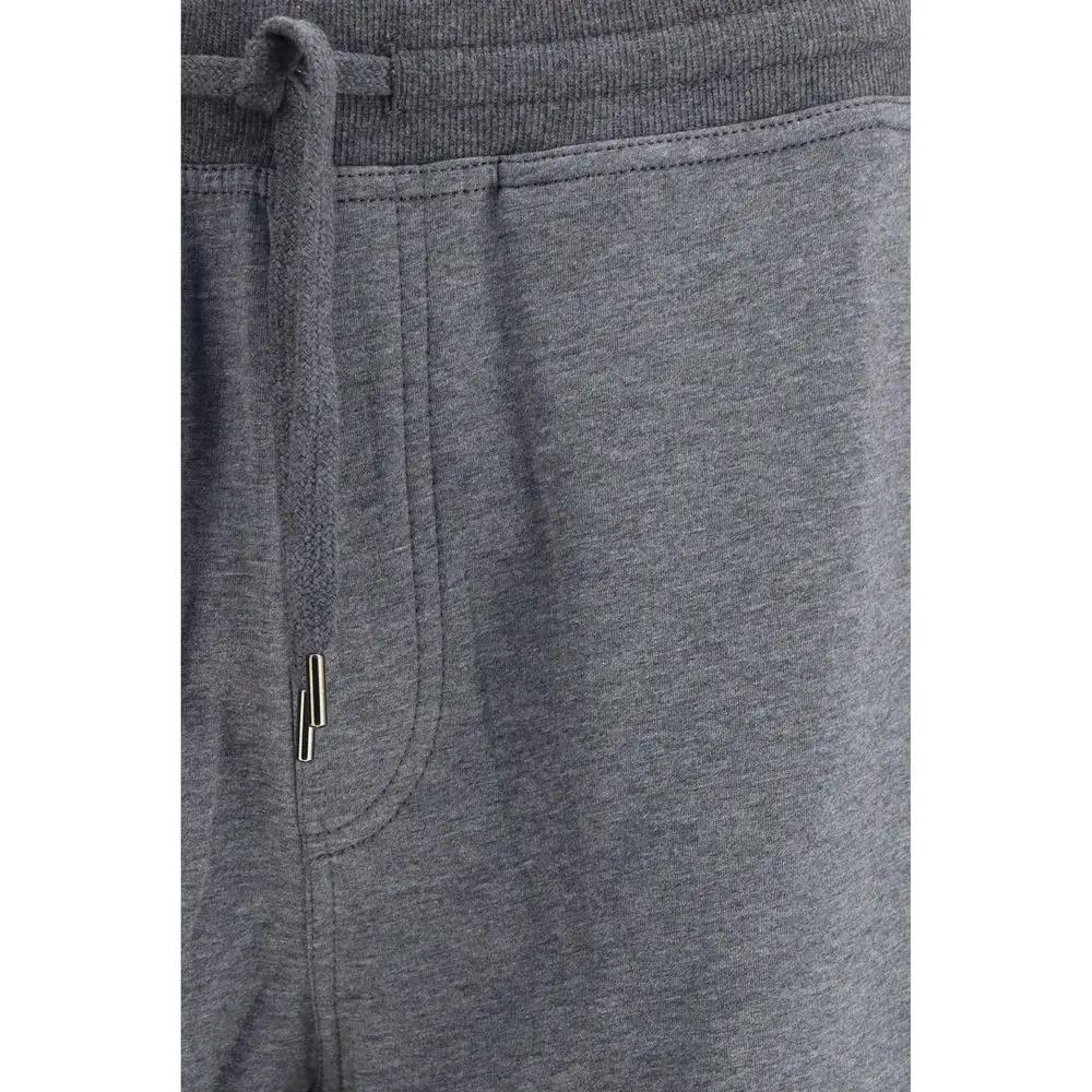 Brunello Cucinelli Sample Sale | Brunello Cucinelli Gray Cotton Casual Pants - | Designer outlet