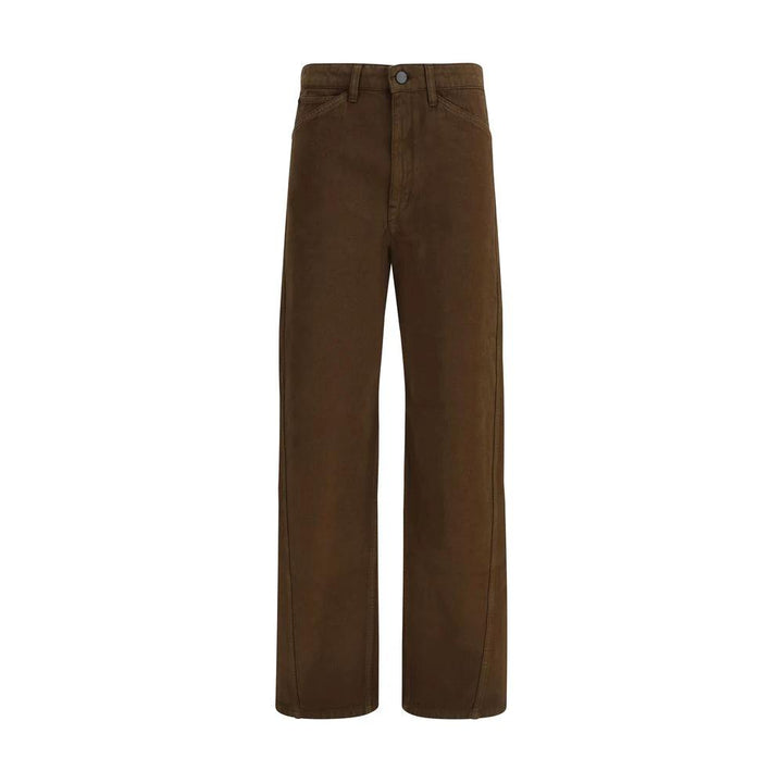 Lemaire Brown Cotton Casual Pants