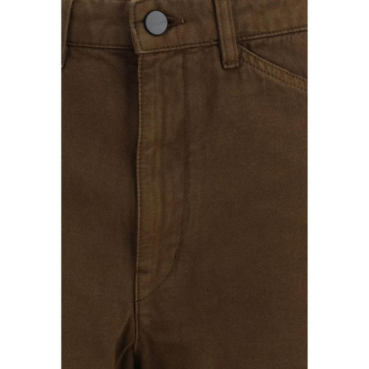 Lemaire Brown Cotton Casual Pants