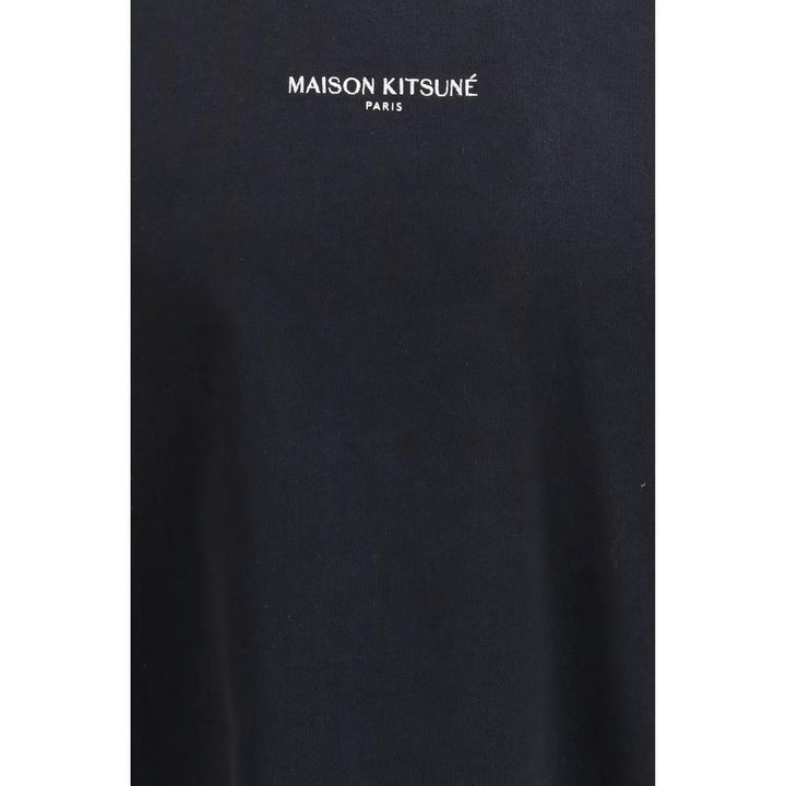 Maison Kitsuné Black Cotton T-Shirt