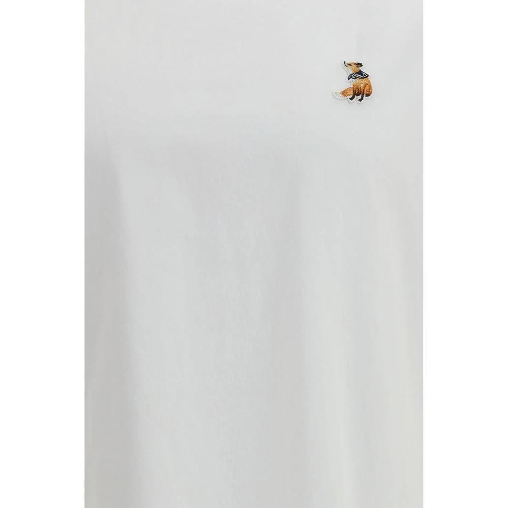 Maison Kitsuné White Cotton T-Shirt