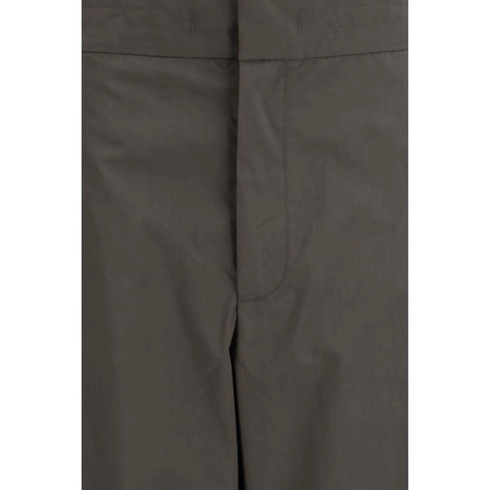 SA SU PHI Gray Cotton Casual Pants