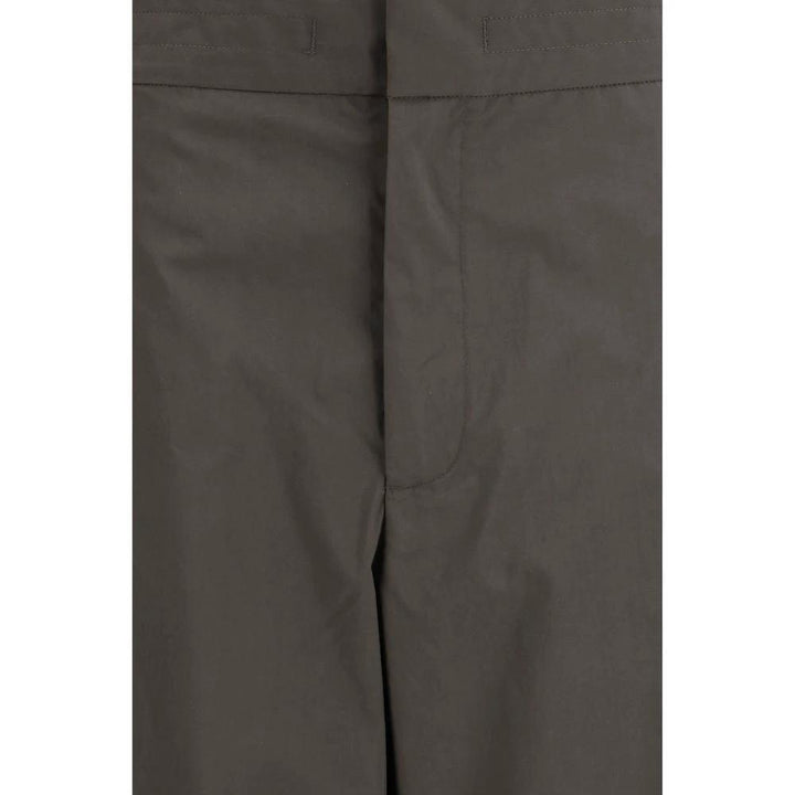 SA SU PHI Gray Cotton Casual Pants