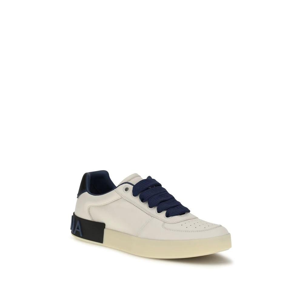 Dolce &amp; Gabbana Multicolor Calf Leather Bos Taurus Low Top Sneakers