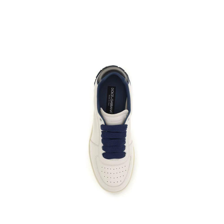 Dolce &amp; Gabbana Multicolor Calf Leather Bos Taurus Low Top Sneakers