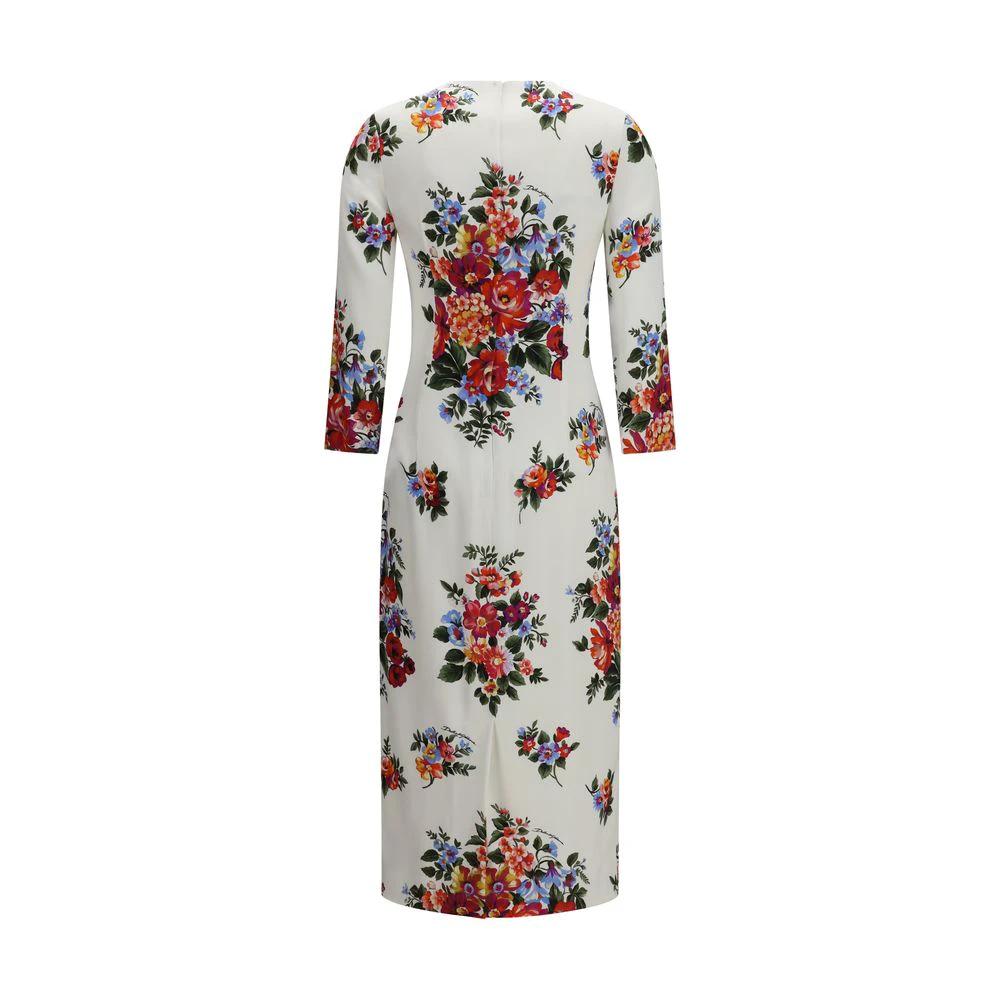 Dolce &amp; Gabbana Multicolor Polyester Casual Dress