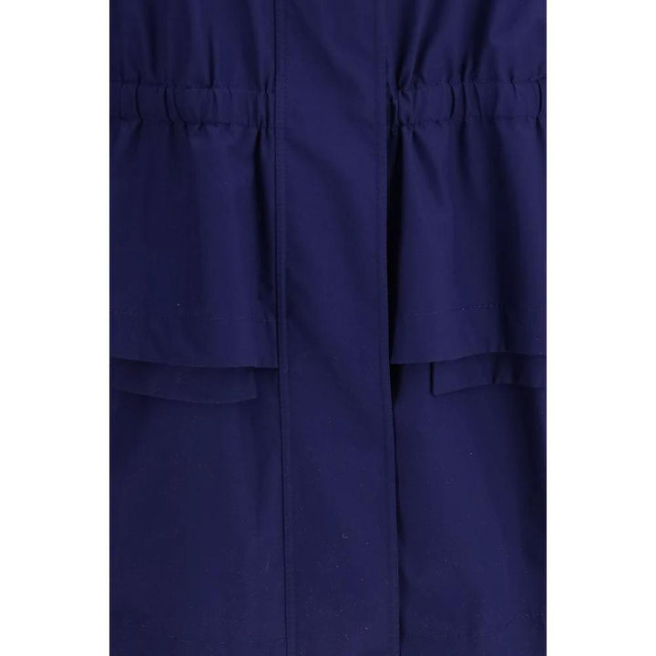 Fendi Blue Cotton Parka