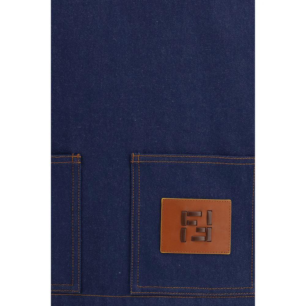Fendi Blue Cotton Denim Jacket