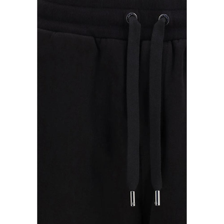 Dolce & Gabbana Black Cotton Casual Pants