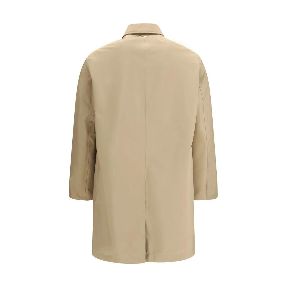 Herno Beige Polyester Trench Coat