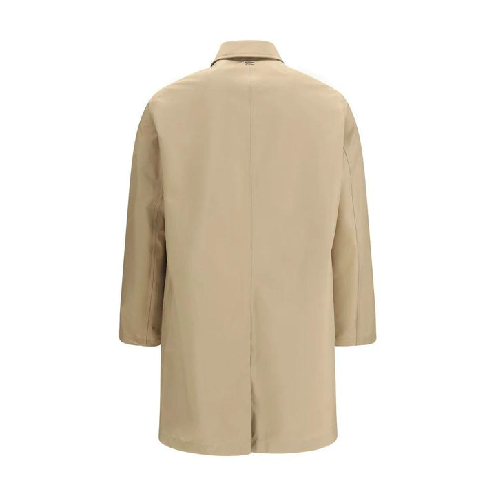 Herno Beige Polyester Trench Coat