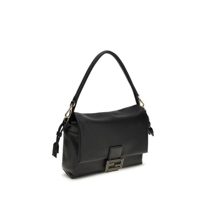 Fendi Black Lamb Ovis Aries Aries Shoulder Bag