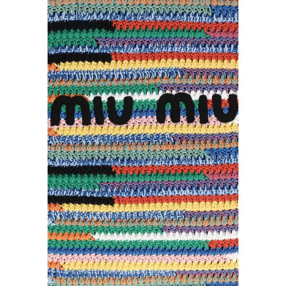 Miu Miu Multicolor Cotton Shoulder Bag