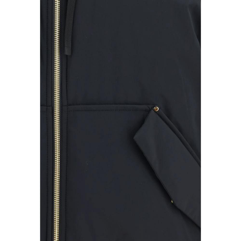 Moose Knuckles Black Nylon Bomber