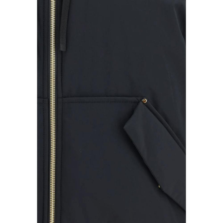 Moose Knuckles Black Nylon Bomber