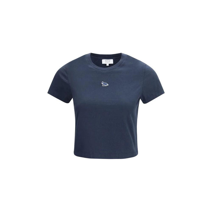 Maison Kitsuné Blue Cotton T-Shirt