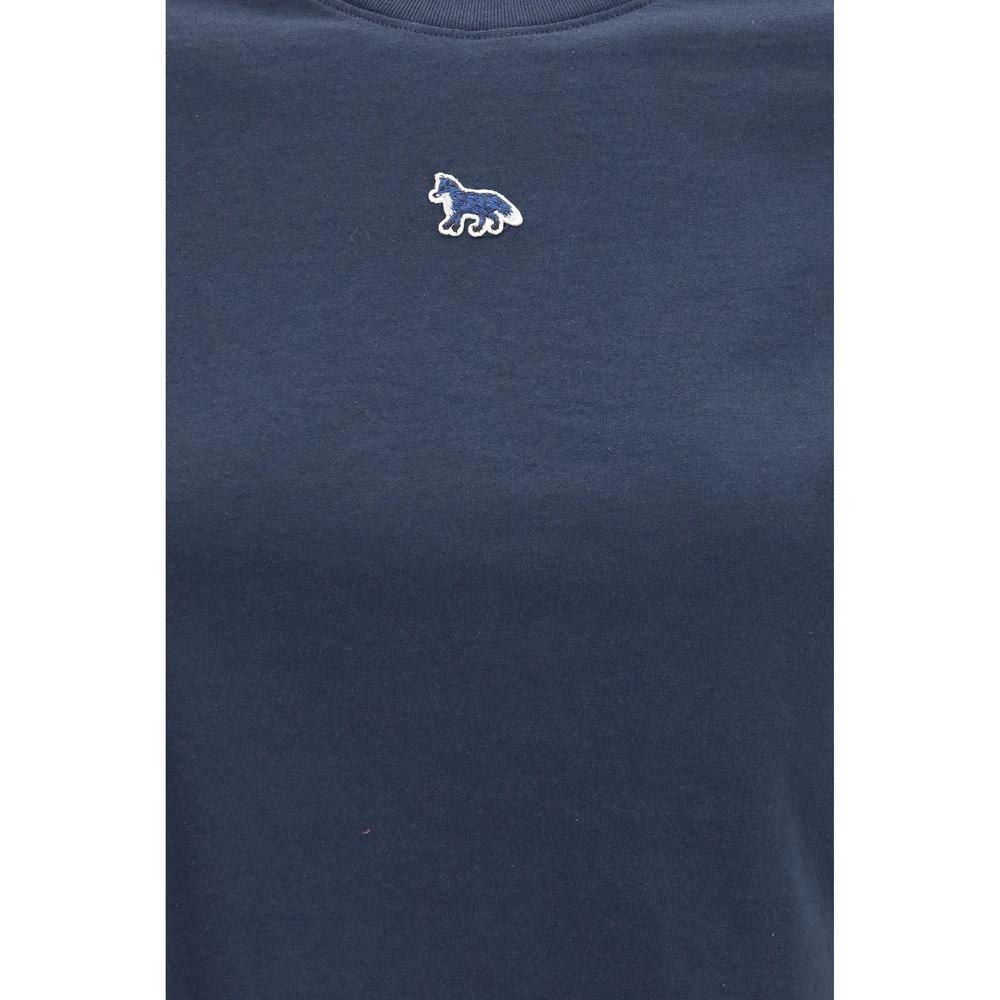 Maison Kitsuné Blue Cotton T-Shirt
