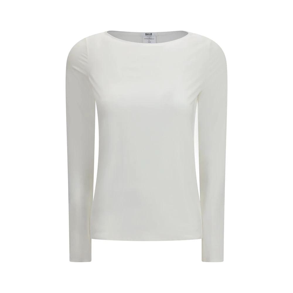 Wolford White Modal Long Sleeve T-Shirt