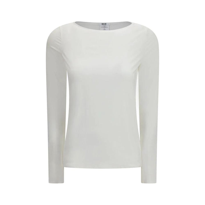 Wolford White Modal Long Sleeve T-Shirt