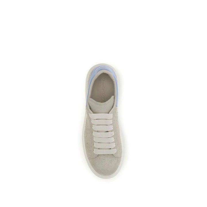 Alexander McQueen Beige Calf Leather Bos Taurus Chunky Sneakers