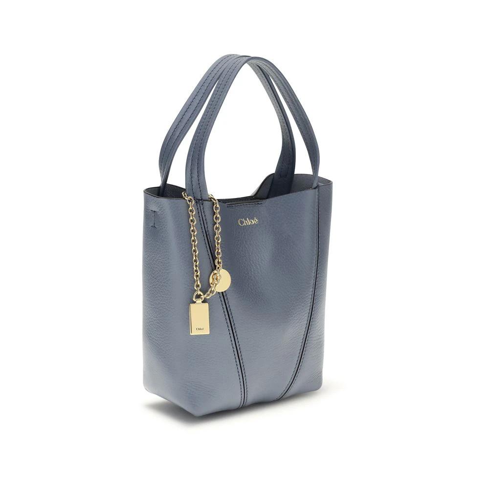 Chloé Blue Calf Leather Bos Taurus Shoulder Bag