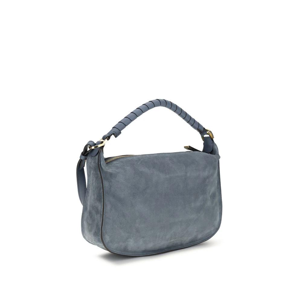 Chloé Blue Calf Leather Bos Taurus Shoulder Bag