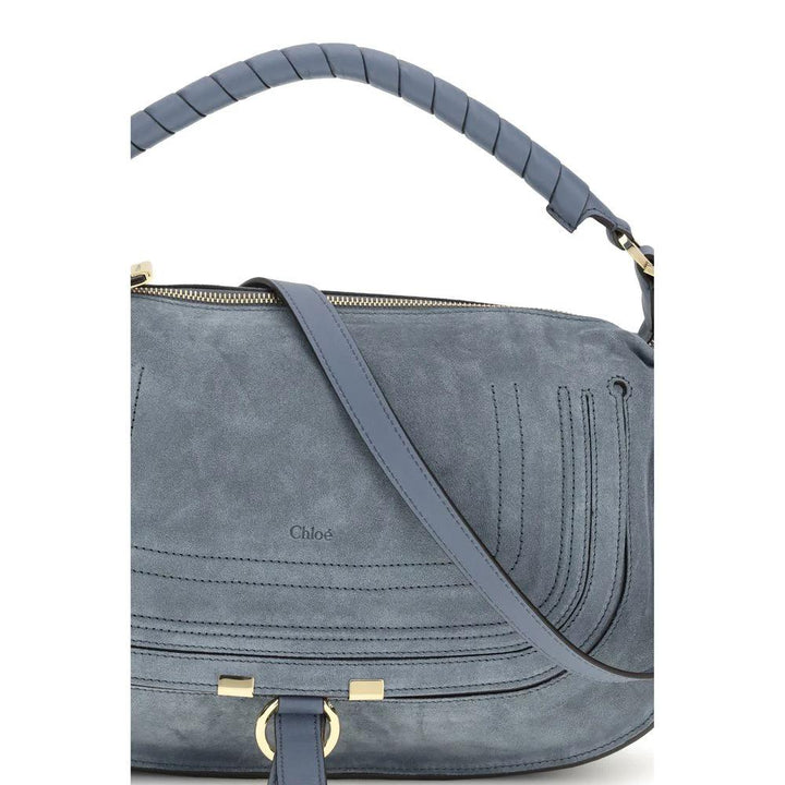 Chloé Blue Calf Leather Bos Taurus Shoulder Bag