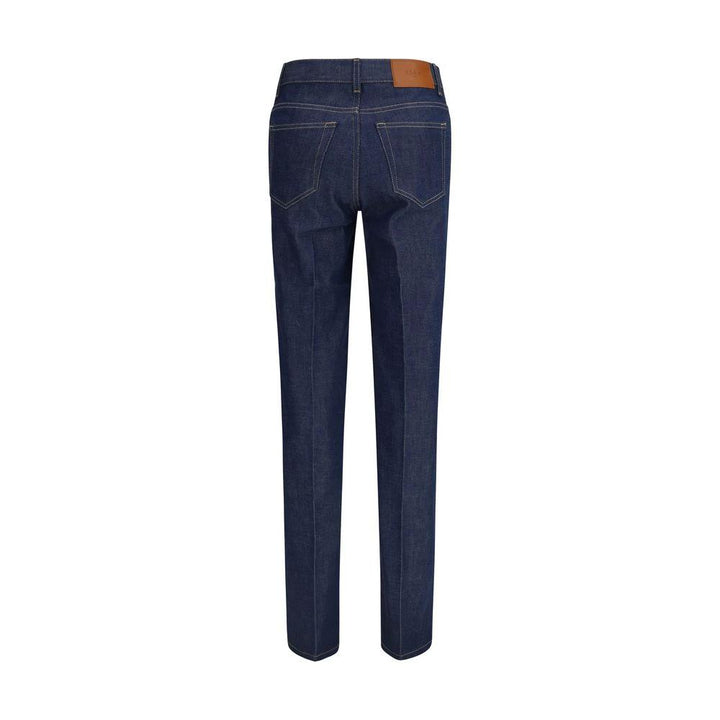 Chloé Blue Cotton Slim Fit Jeans