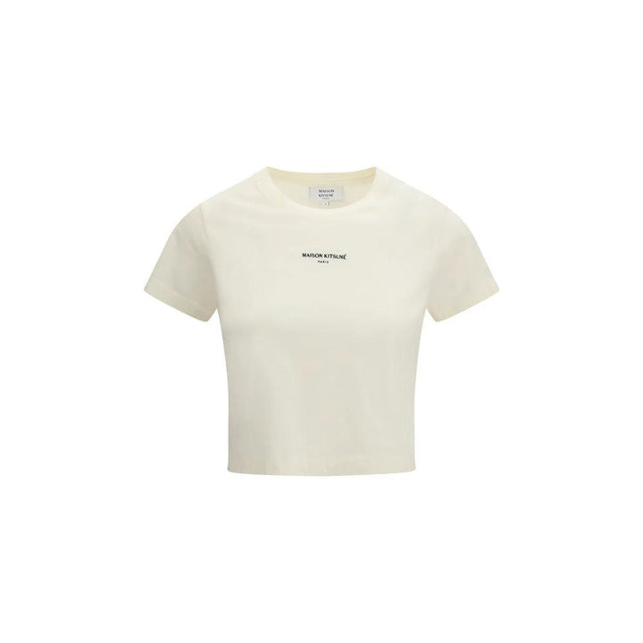 Maison Kitsuné Beige Cotton T-Shirt