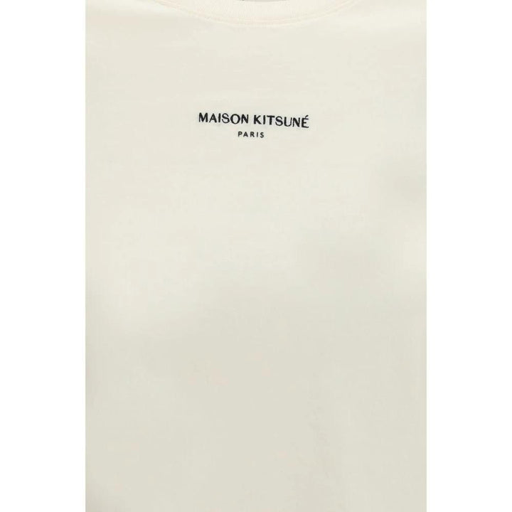 Maison Kitsuné Beige Cotton T-Shirt