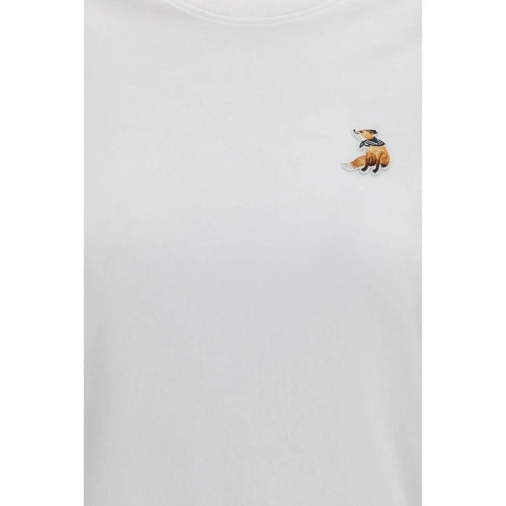 Maison Kitsuné White Cotton T-Shirt