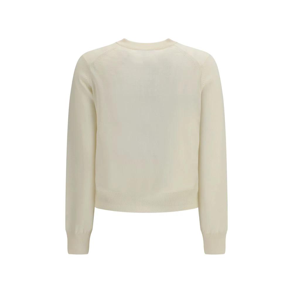 Maison Kitsuné Beige Cotton Cardigan