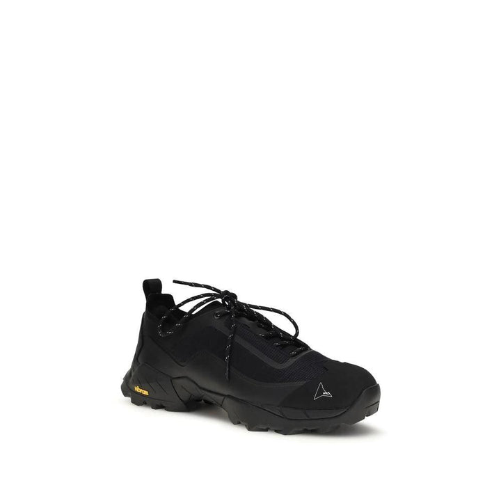 ROA Black Polyester Athletic Sneakers