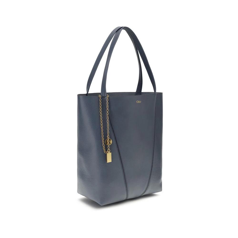 Chloé Blue Calf Leather Bos Taurus Shoulder Bag