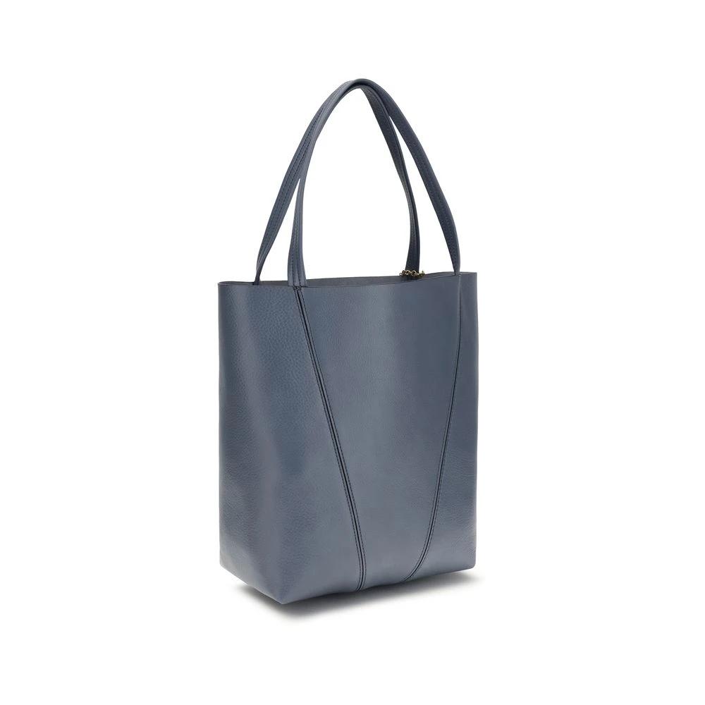 Chloé Blue Calf Leather Bos Taurus Shoulder Bag