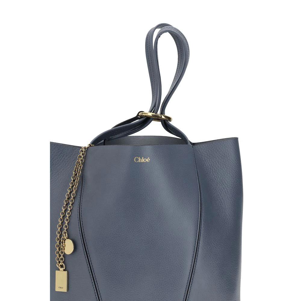 Chloé Blue Calf Leather Bos Taurus Shoulder Bag