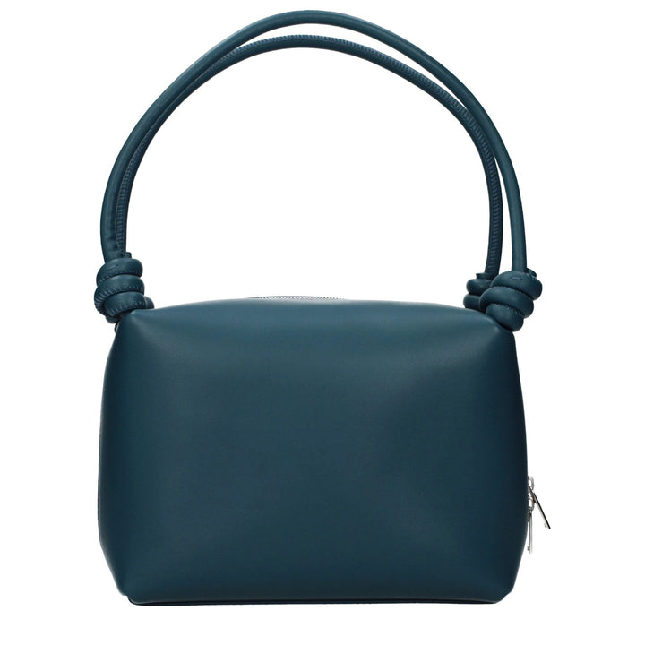Jil Sander Blue Leather Handbag