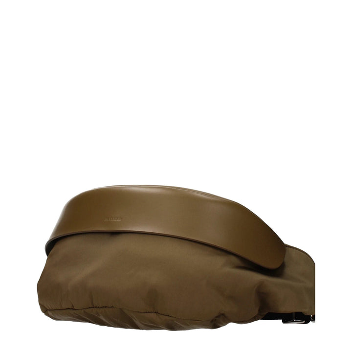 Jil Sander Green Leather Backpack