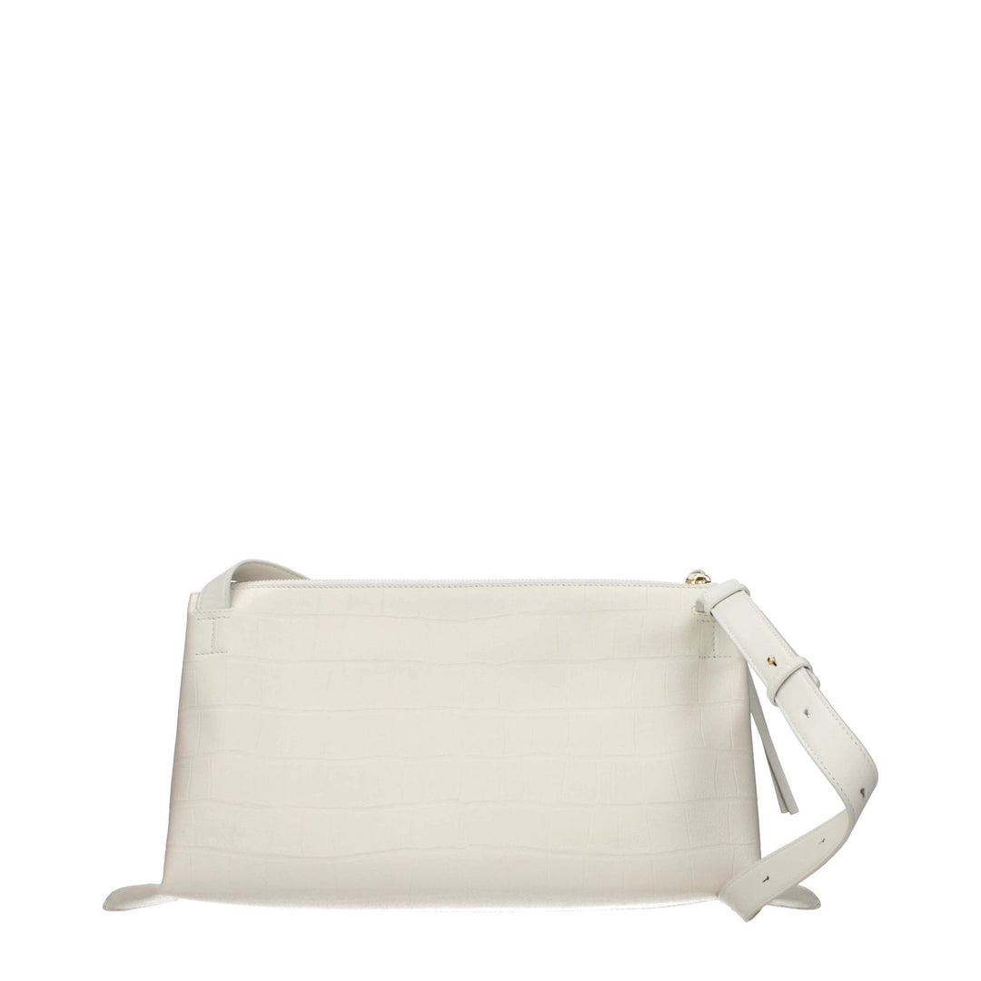 Jil Sander White Leather Crossbody Bag
