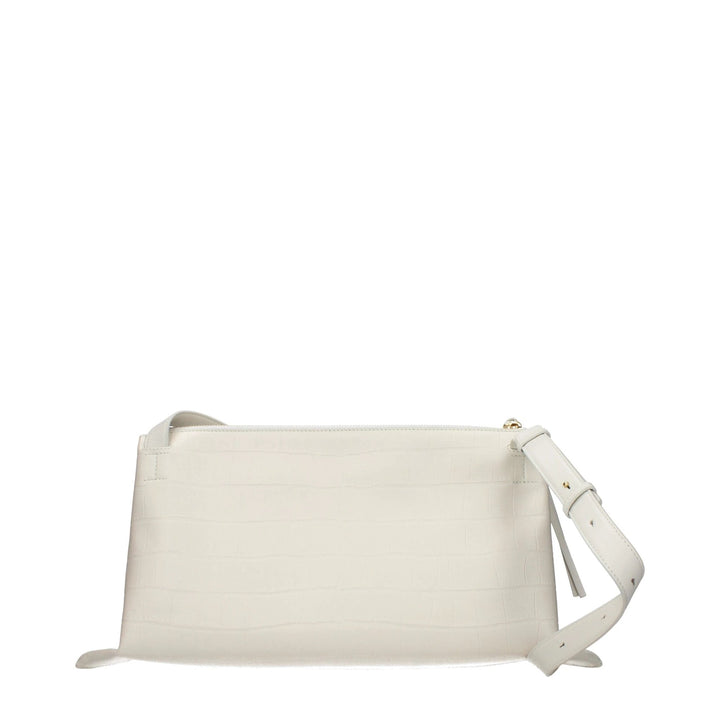 Jil Sander White Leather Crossbody Bag